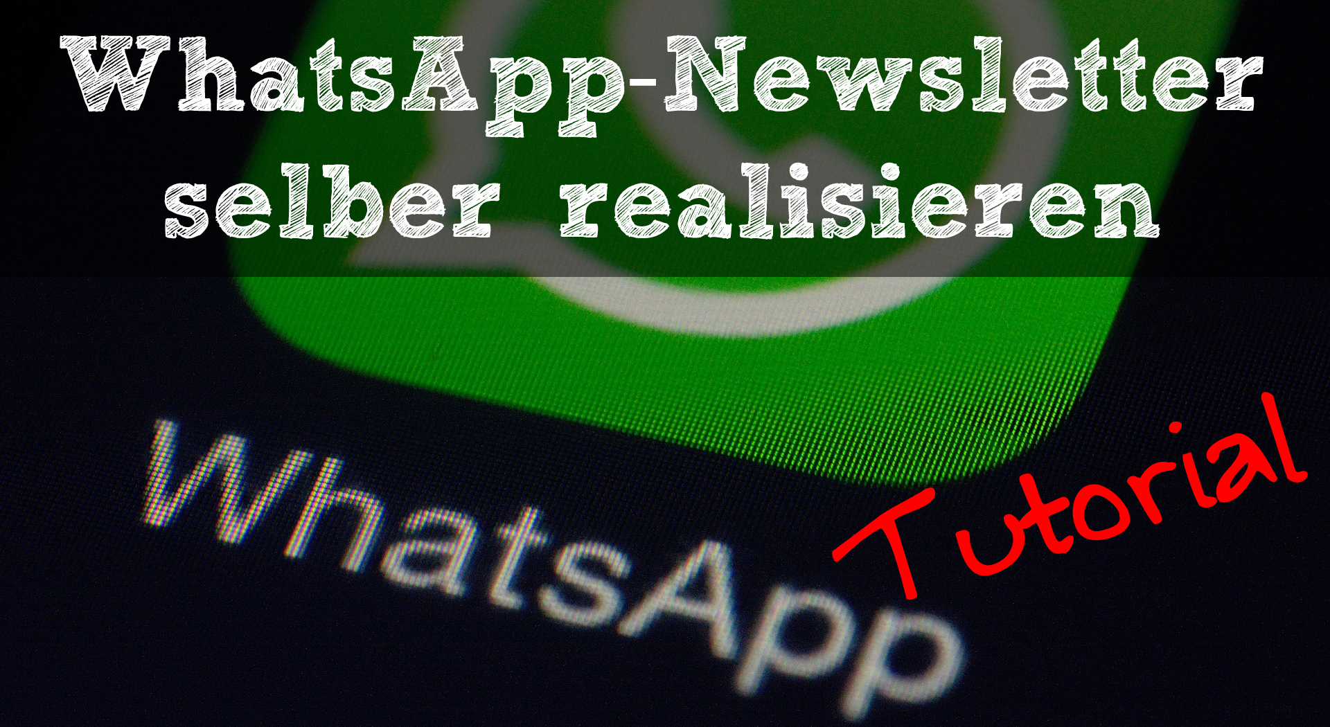 WhatsApp-Newsletter Tutorial