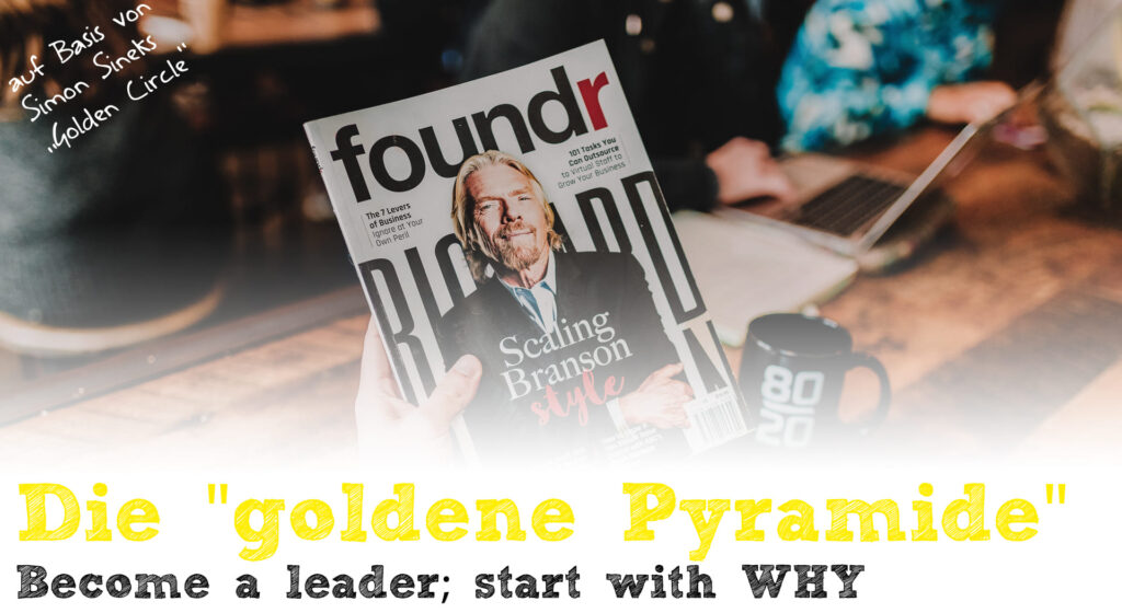 Die „goldene Pyramide“ – Become a leader; start with WHY